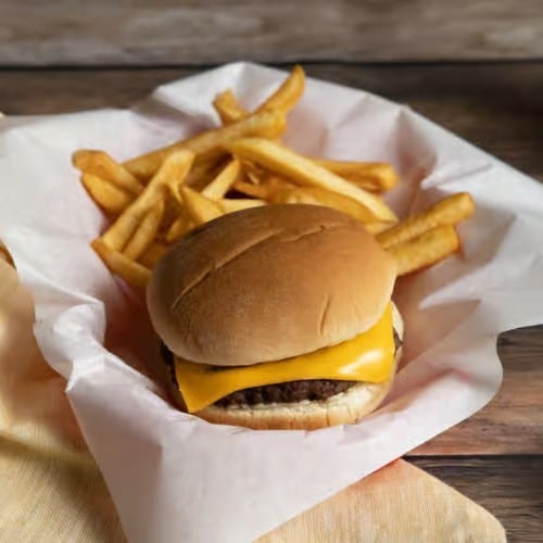Kids cheeseburger.