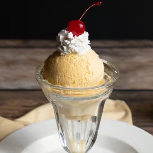 Scoop of vanilla.
